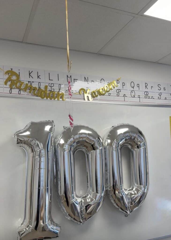 Fête – 100e jour d’école